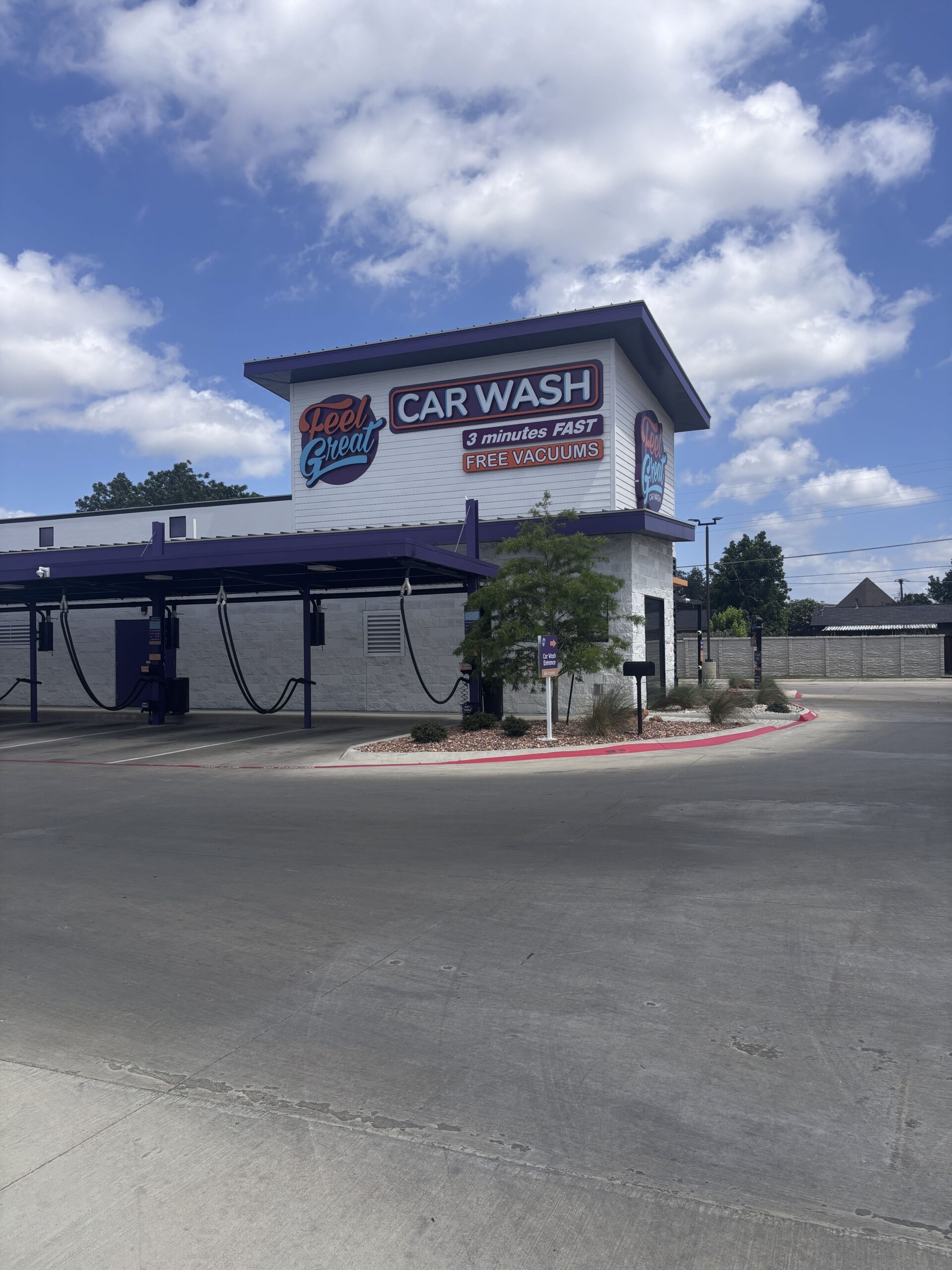 Car Wash Location in the Texas Heat